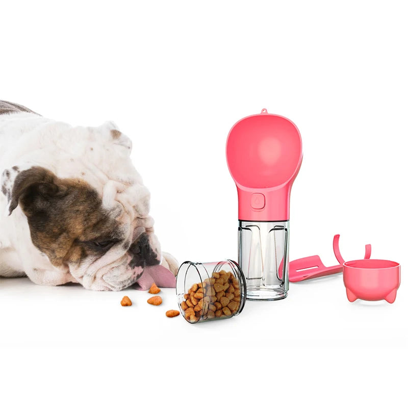 Portable Dog Water Bottle 3 In 1