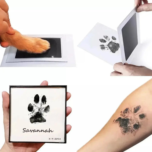 Paw Print Clean Touch Ink Pad